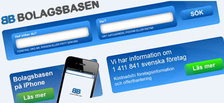 Förenade Bolag varnar för Bolagsbasen